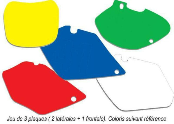 Plaque d'immatriculation Blackbird Blue Kawasaki KX450 3420/000007