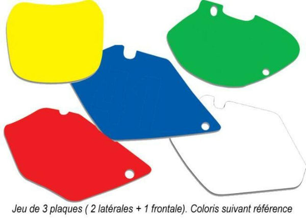 Autocollants de plaque noire blanc ktm sx65 3511/000005