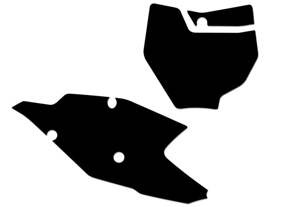 Plaque d'immatriculation noire noire KTM SX / SX-F 3528/000006