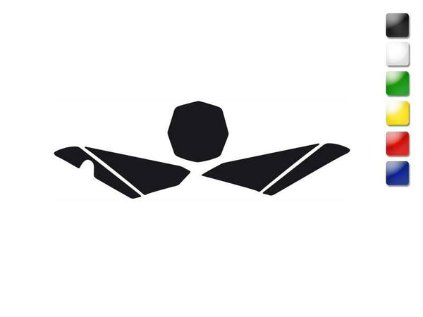 Plaque avant croix noir Husqvarna TC449 '11 3618/20