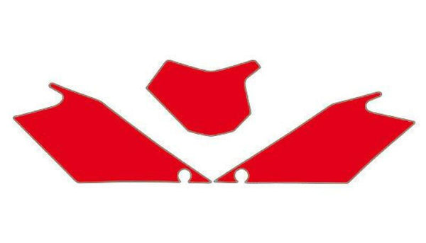 Autocollants de plaque Blackbird Red Gas EC EC 3905/000009