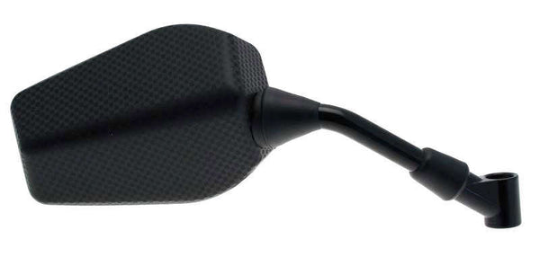 V Parts F1 Miroir droit rectangulaire Universal M8 / 125 - Carbone (1PC) E692D