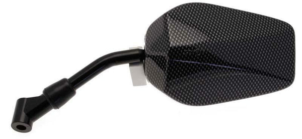 V Parts F1 Miroir Universal M8 / 125 - Look en carbone (1pc) E706