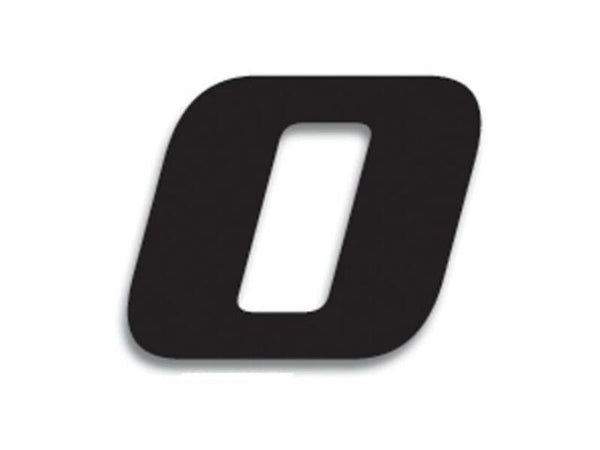 Numéro de course Blackbird 0 20x25cm noir 5049/20/0