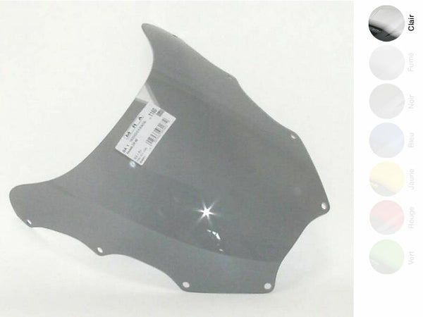 Le pare-brise à l'origine en forme