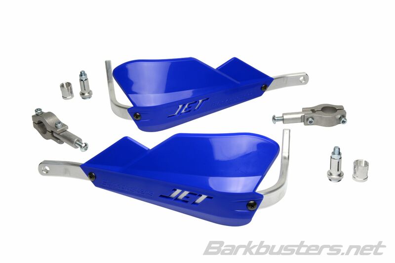 BARKBUSTERS Jet Handguard Two Point Mount Straight Ø22mm Blue JET-001-00-BU