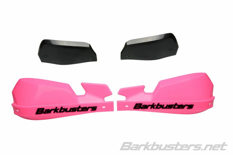 Barkbusters VPS MX Handguard Plastic Set uniquement rose / déflecteur noir VPS-003-01-PK