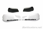 Barkbusters VPS MX Hand Guard Ensemble en plastique uniquement blanc / déflecteur noir VPS-003-01-WH