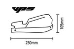 Barkbusters VPS MX Hand Guard Set Universal Mount Yellow VPS-007-01-YE