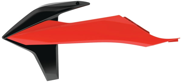 Les portes policières couvrent le radiateur noir / néon orange ktm sx / sx-f 84221007