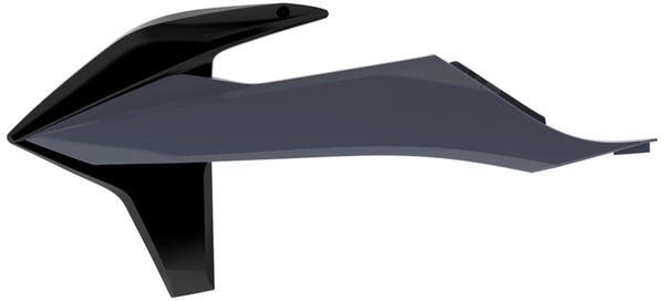Les couvertures de radiateur des portes policières Black / Nardo Gray KTM SX / SX-F 8422100008