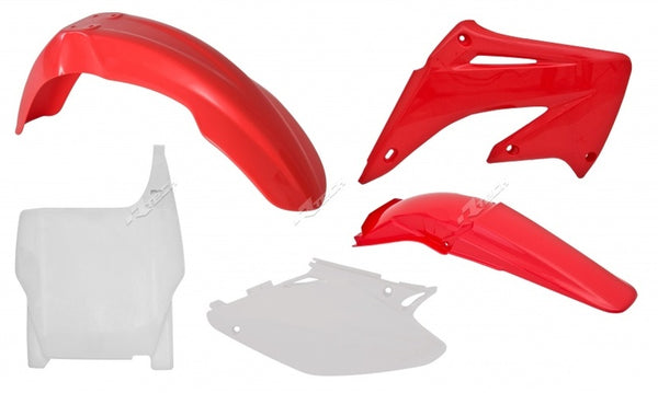 Racetech Plastic Kit Honda CR125R/250R-Oem Red/White (R-Kitcr0-Oem-503)