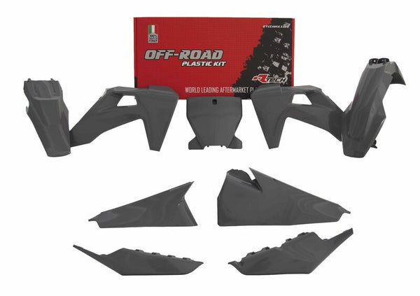 Kit en plastique Racetech Quantum Grey Husqvarna R-Kitsq-Gr0-599