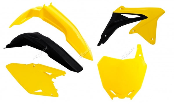 Kit en plastique Racetech Couleur OEM (14-16) Jaune / Black Suzuki RM-Z450 R-Kitrmz-OEM-508