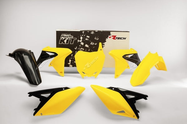 Kit en plastique Racetech Couleur OEM (14-16) Jaune / Black Suzuki RM-Z250 R-Kitrmz-OEM-511