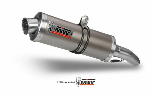 MiVV Oval Classic Double Slip-Slip-On en acier inoxydable Yamaha TDM 900 00.73.Y.014.lx1