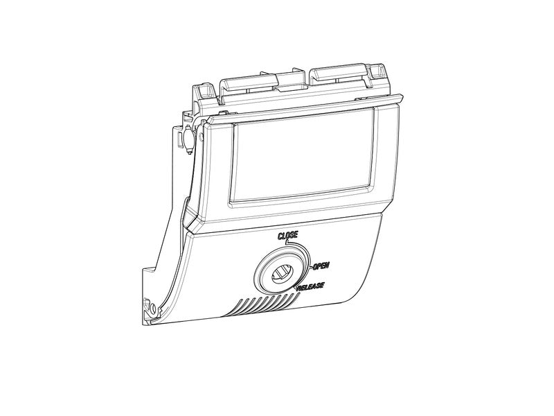 Shad sh58x / sh59x Système de verrouillage de rechange clé rouge D1b59Mar