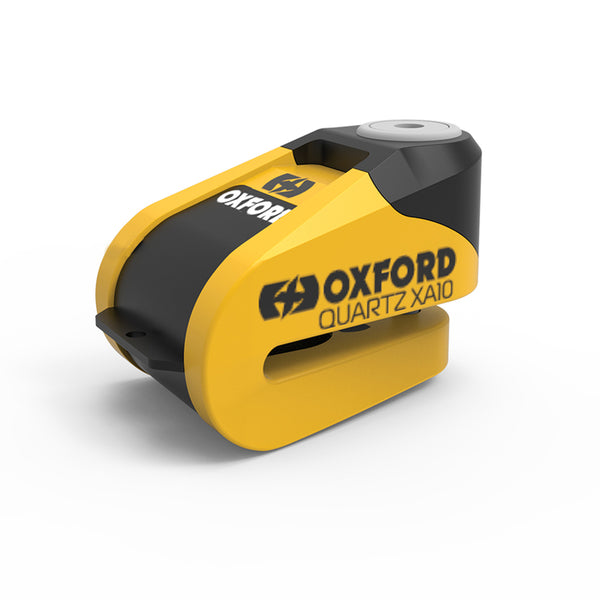 Oxford XA10 Alarm Slicbrake Lock - Ø10 mm jaune / noir