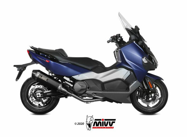 Système d'échappement complet du bord de vitesse mivv - sym max sym 500 tl sy.002.lrb