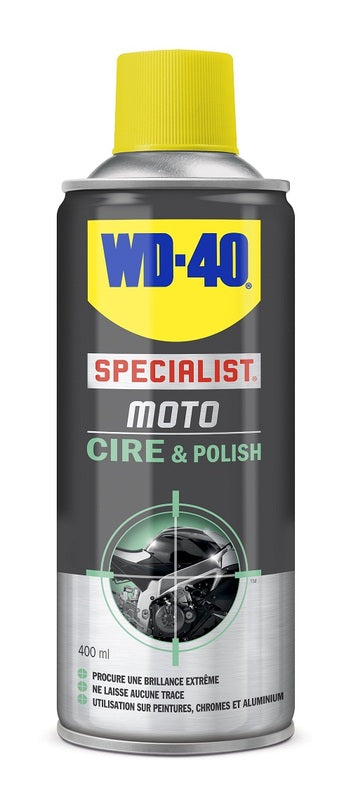 WD -40 Specialist® Motorbike Wax & Polish - Spray 400ml 33809