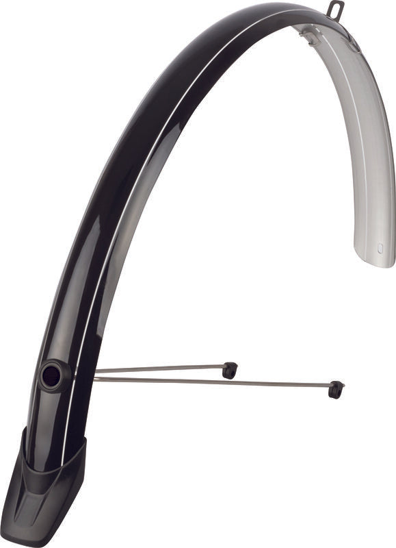 Police Port Set of Mudguards Towny 28/51mm - Black 86282001