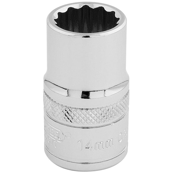 Draper 1/2 12 points Hi-Torq® 14 mm socket 33125.0