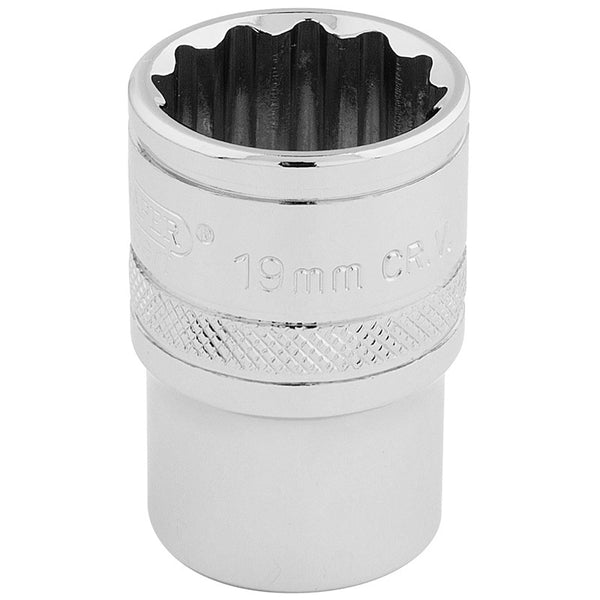 Draper 1/2 12 points Hi-Torq® 19 mm socket 33231.0