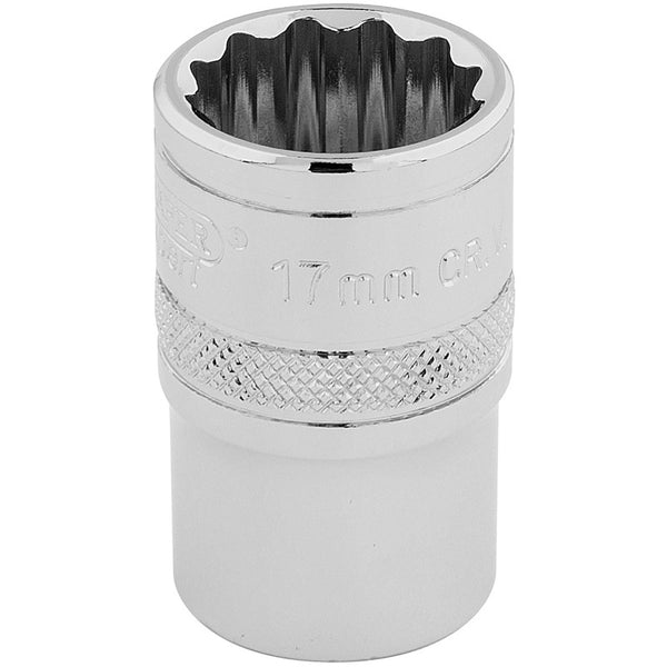 Draper 1/2 12 points Hi-Torq® 17 mm socket 33167.0