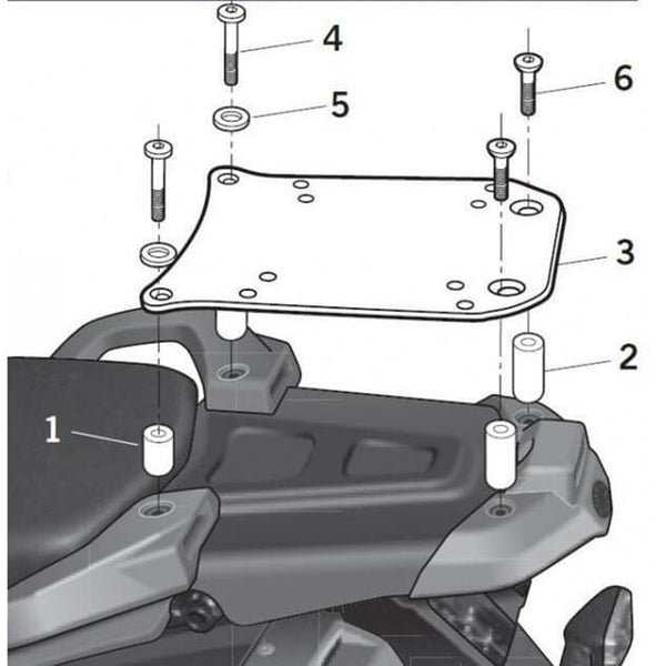 Shad Top Master Fitting Set - Yamaha Y0XT68st
