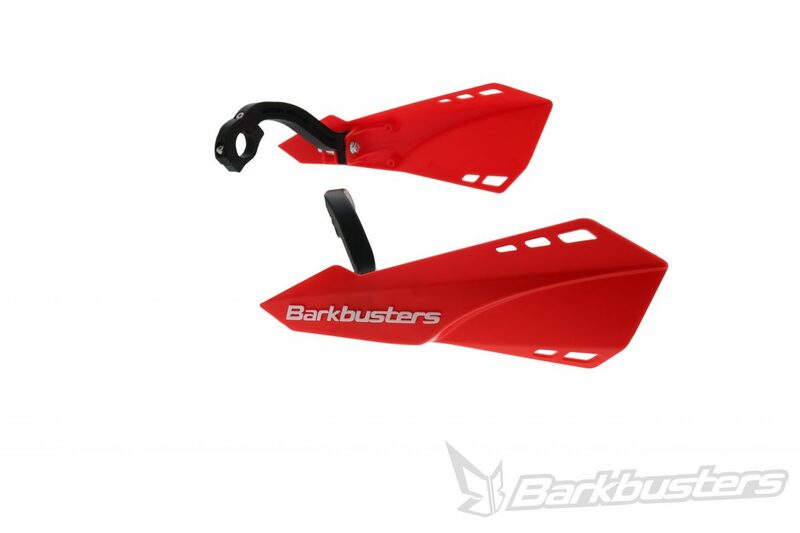 Barkbusters Bicycle Hand Guards Kit-Red MTB-001-00