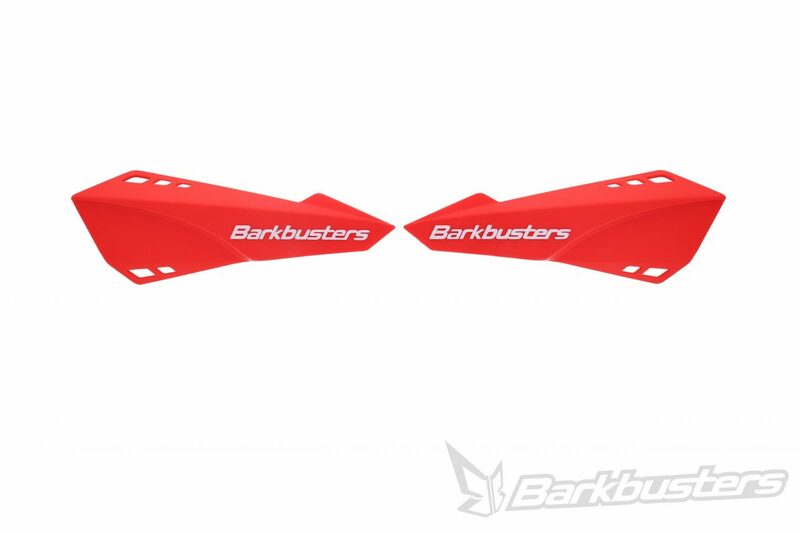 Barkbusters Hand Guard Remplacement en plastique-rouge B-087-RD