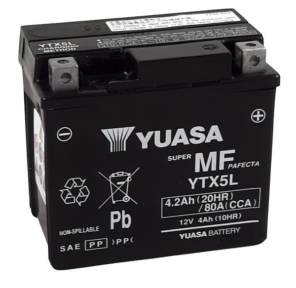 Yuasa Maintenance - Batterie compatible en usine gratuite - YTX5L -FA