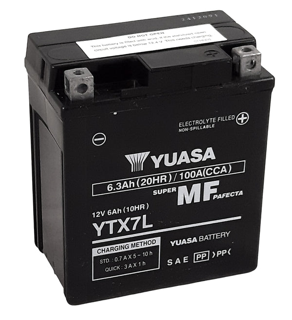 Yuasa Maintenance - Batterie compatible en usine gratuite - YTX7L -FA