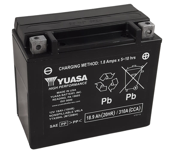 Yuasa Maintenance - Batterie compatible en usine gratuite - YTX20HL -FA
