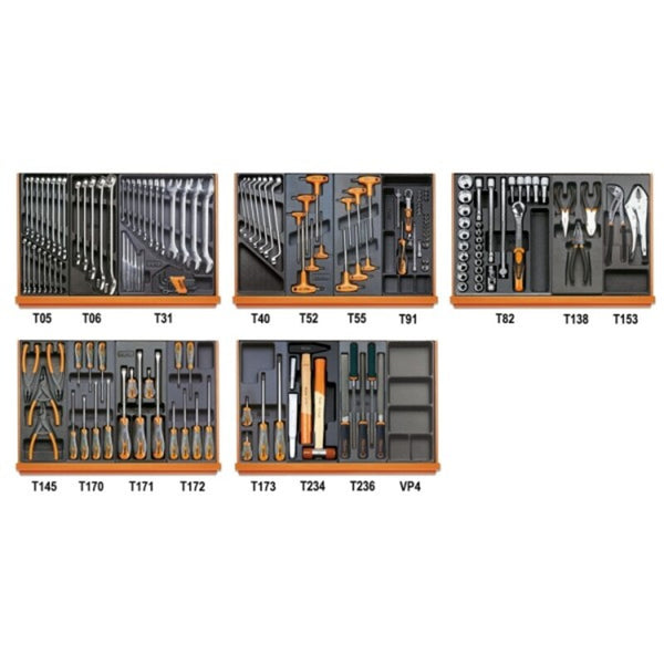 Assortiment bêta de 161 outils - Utilisation universelle 059081136