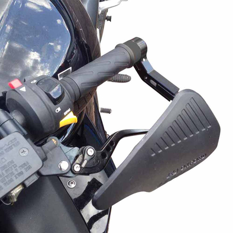 Oxford Handguards With Aluminum Liver Guard - Black Ox705