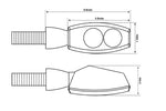 Indicateurs LED de surface hautsive 204-182