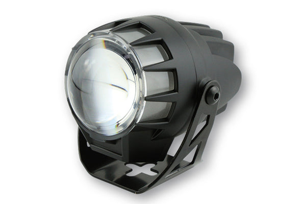 Phares à LED Highsider Double ruisseau, noir, lins Ø 45 mm 223-454