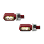 Highsider CNC 2in1 LED Indicateur / position Light Little Bronx, rouge, teinté, approuvé en E, (paire) 204-2872