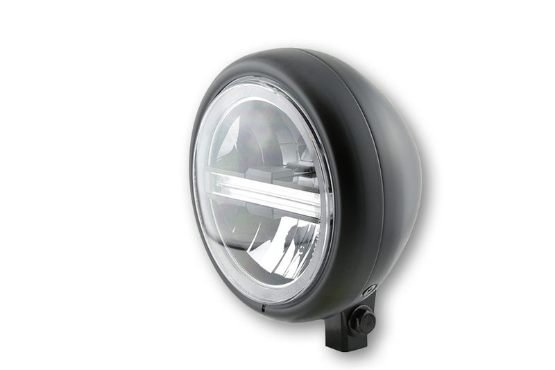 Highsider 5 3/4 "LED PECOS PECOS TYPE6 avec TFL, noir Matt 223-221