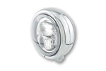 Highsider 5 3/4 "LED Headlight Pecos Type7 With Parking Light Ring, Chrome 223-226