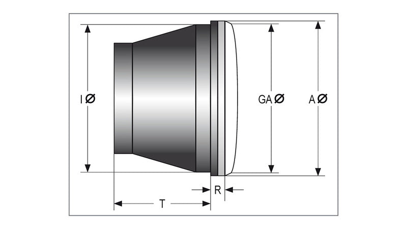 Highsider 7 "LED Head Light Insert Type8 226-001