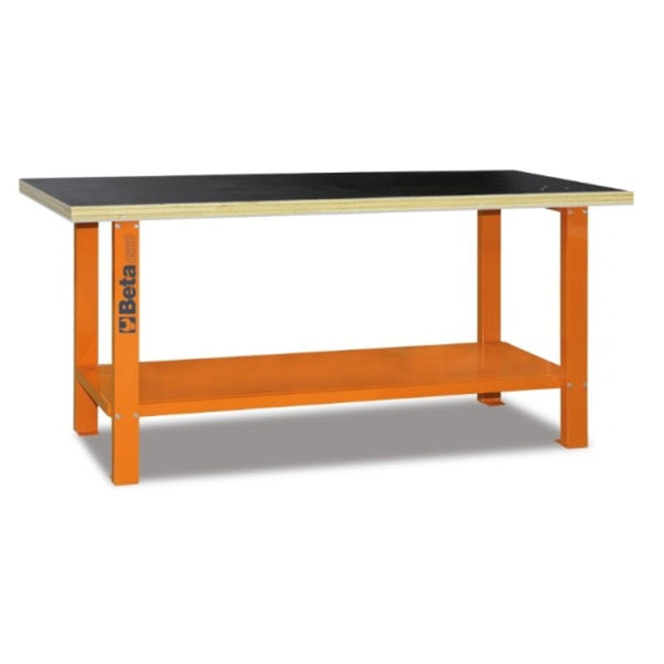 Beta C56B Workbench avec top en bois - Orange C56B -O