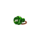 RFX Magnetic Drain Bolt (Green) [M10x15mmx1.25] FXDB2010099GN