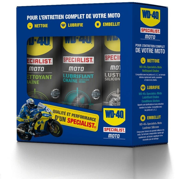 WD-40 Spécialiste Moto Tripack 33345 / 139anba