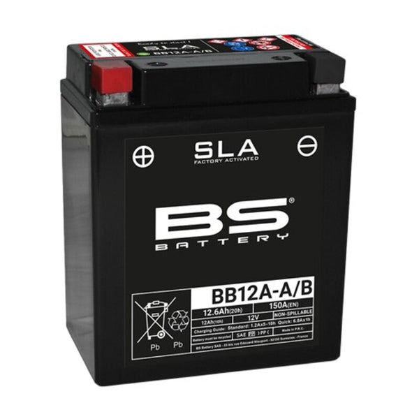 BS BATTERIE ENTENTION SLA - Batterie libre - BB12A -A / B FA