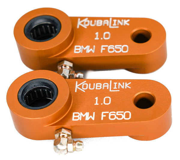 Kit de baisse de Koubalink (25,4 mm) Orange - BMW F650 Funduro F650-1