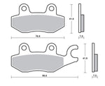 Tecnium Professional Racing Poussinets de frein en métal fritté - MSR455 1116535