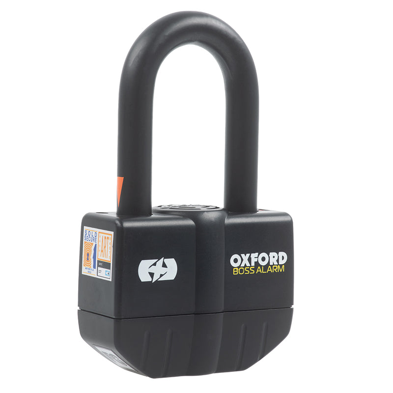 Oxford Boss Alarm Lock 16 mm + chaîne 12 mm x 1,5 m LK481