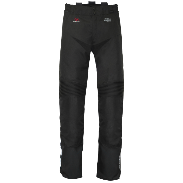 Büse textile mc pantalon roule noir